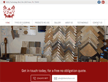 Tablet Screenshot of jhfamilyfloors.com